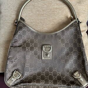 Gucci Metallic Brown Shoulder Bag